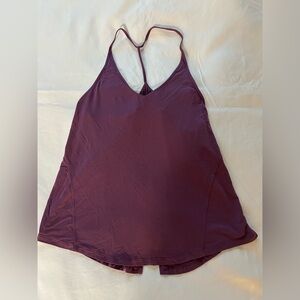 Lululemon Purple Strappy Tank Top